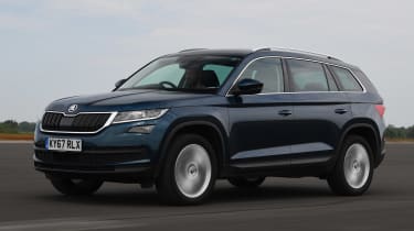 Skoda Kodiaq - front tracking